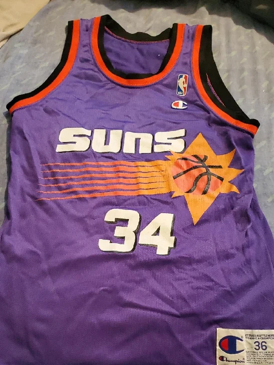 Phoenix Suns Charles Barkley Vintage Champion Jersey.... - Picture 2 of 5